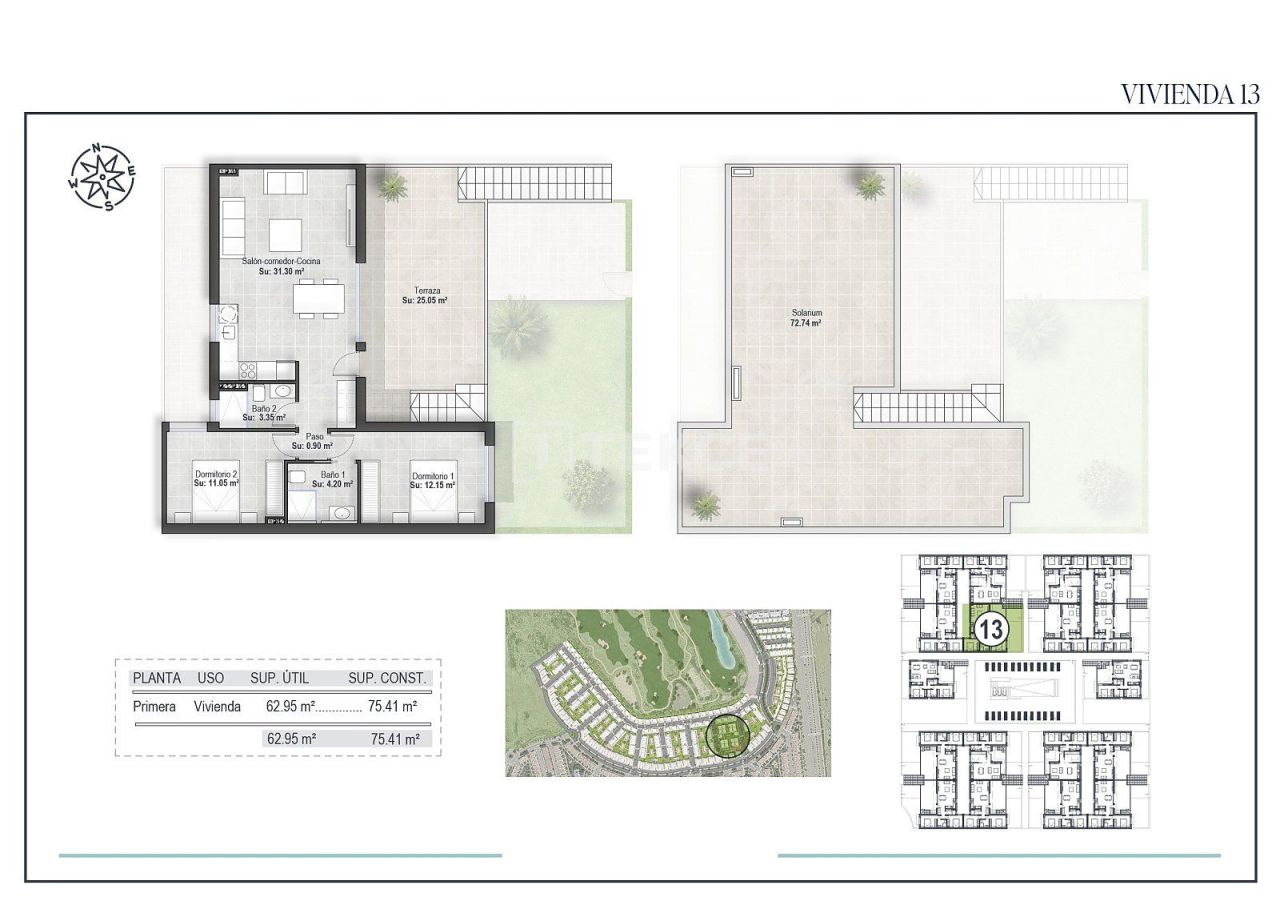 Апартаменты в Фуэнте-Аламо, Испания, 96 м² - фото 17