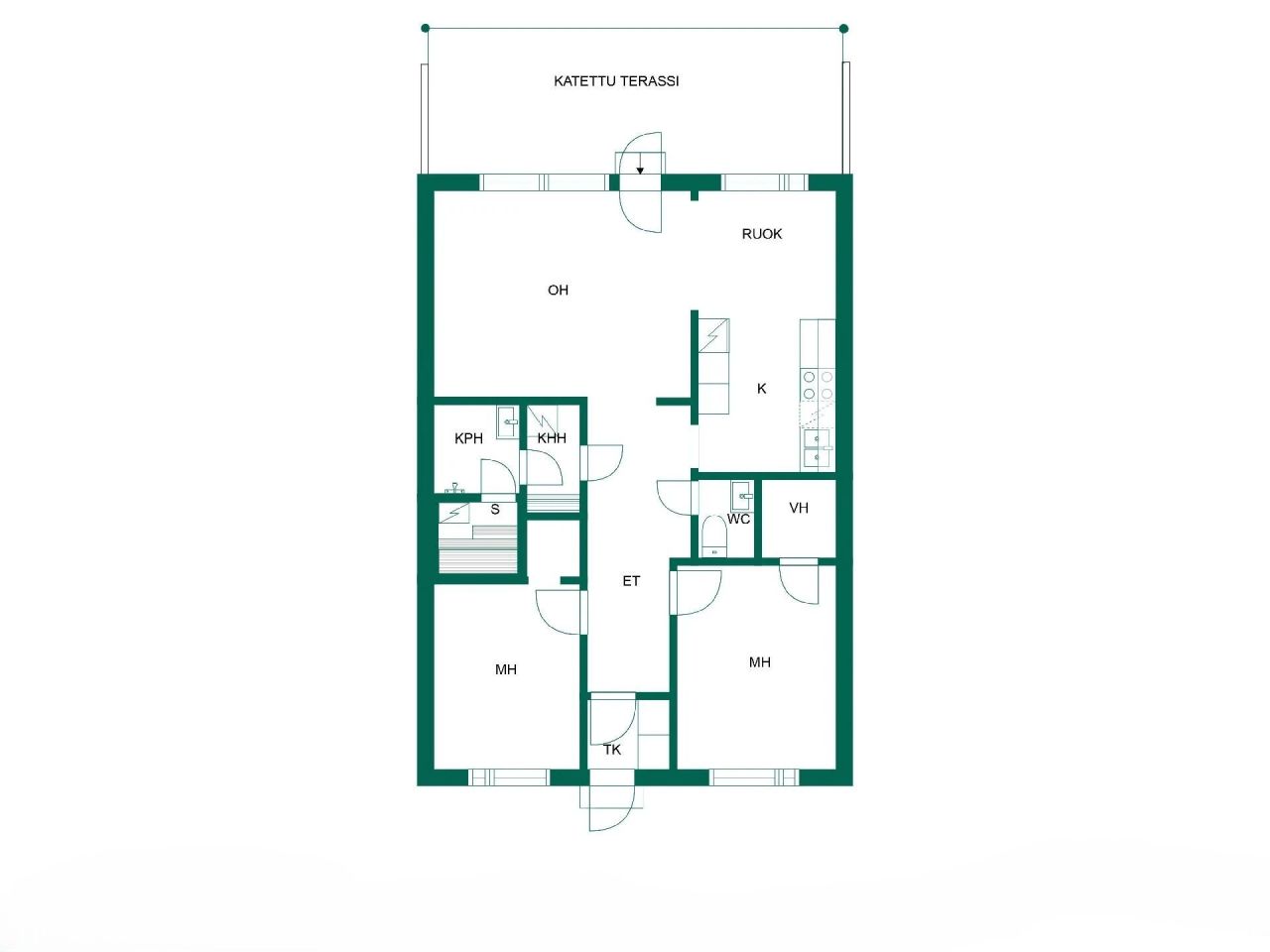 Таунхаус в Коуволе, Финляндия, 76.5 м² - фото 2