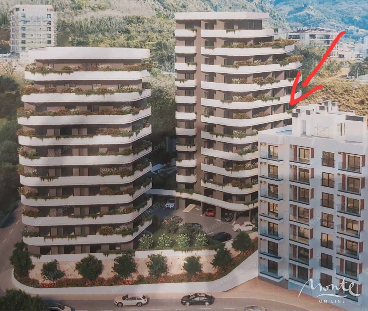 Апартаменты в Будве, Черногория, 62 м² - фото 1