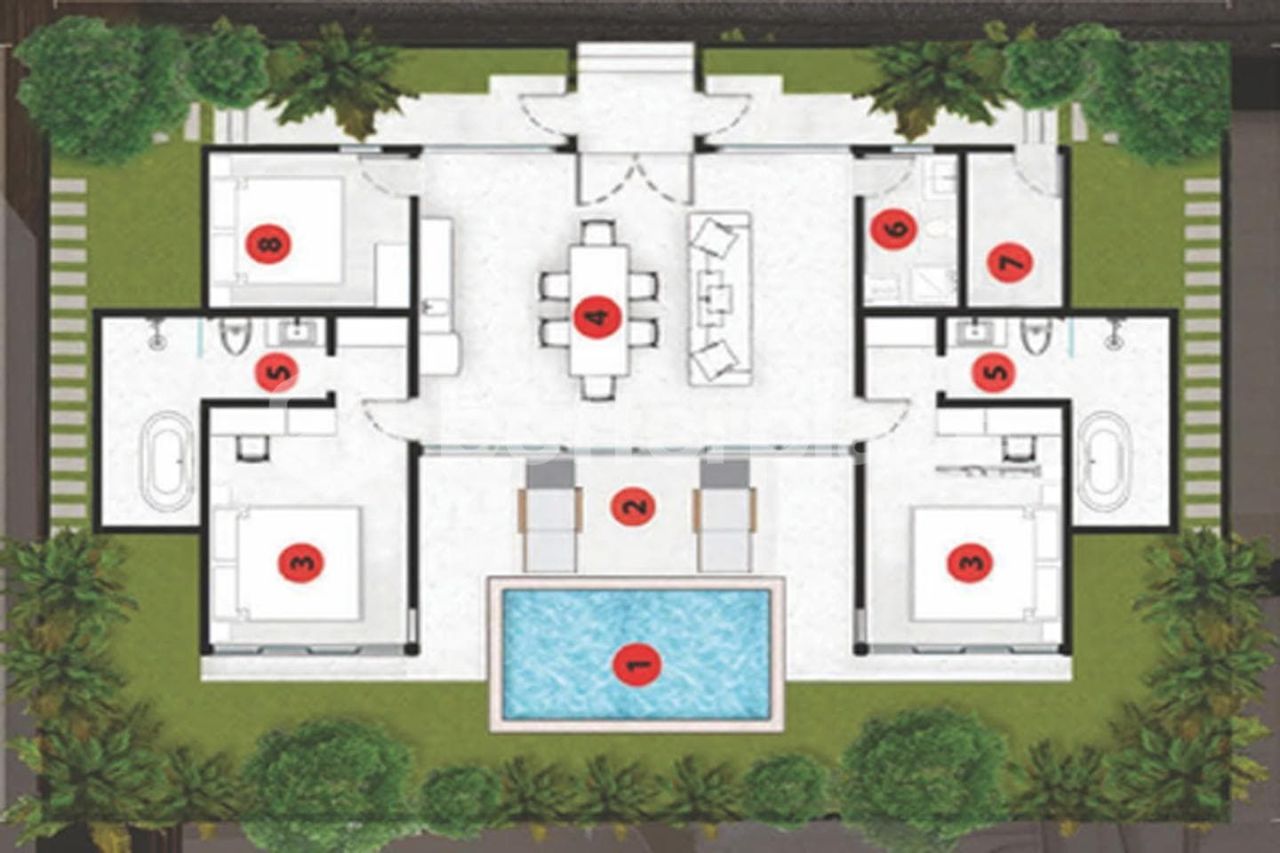 Вилла на Сумбаве, Индонезия, 228 м² - фото 14