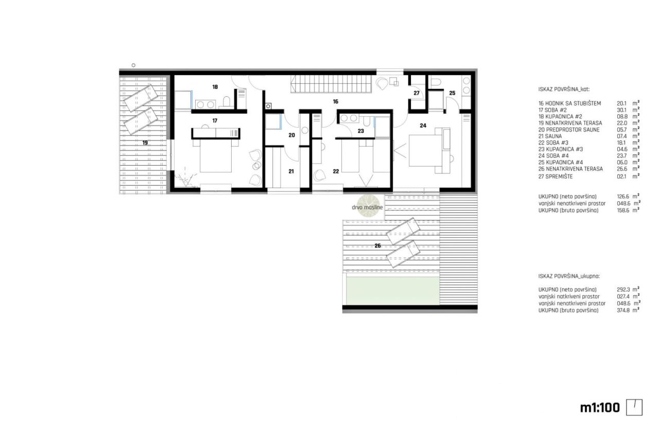 Вилла в Вижинаде, Хорватия, 292 м² - фото 11