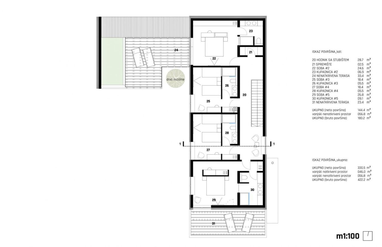 Вилла в Вижинаде, Хорватия, 330 м² - фото 15