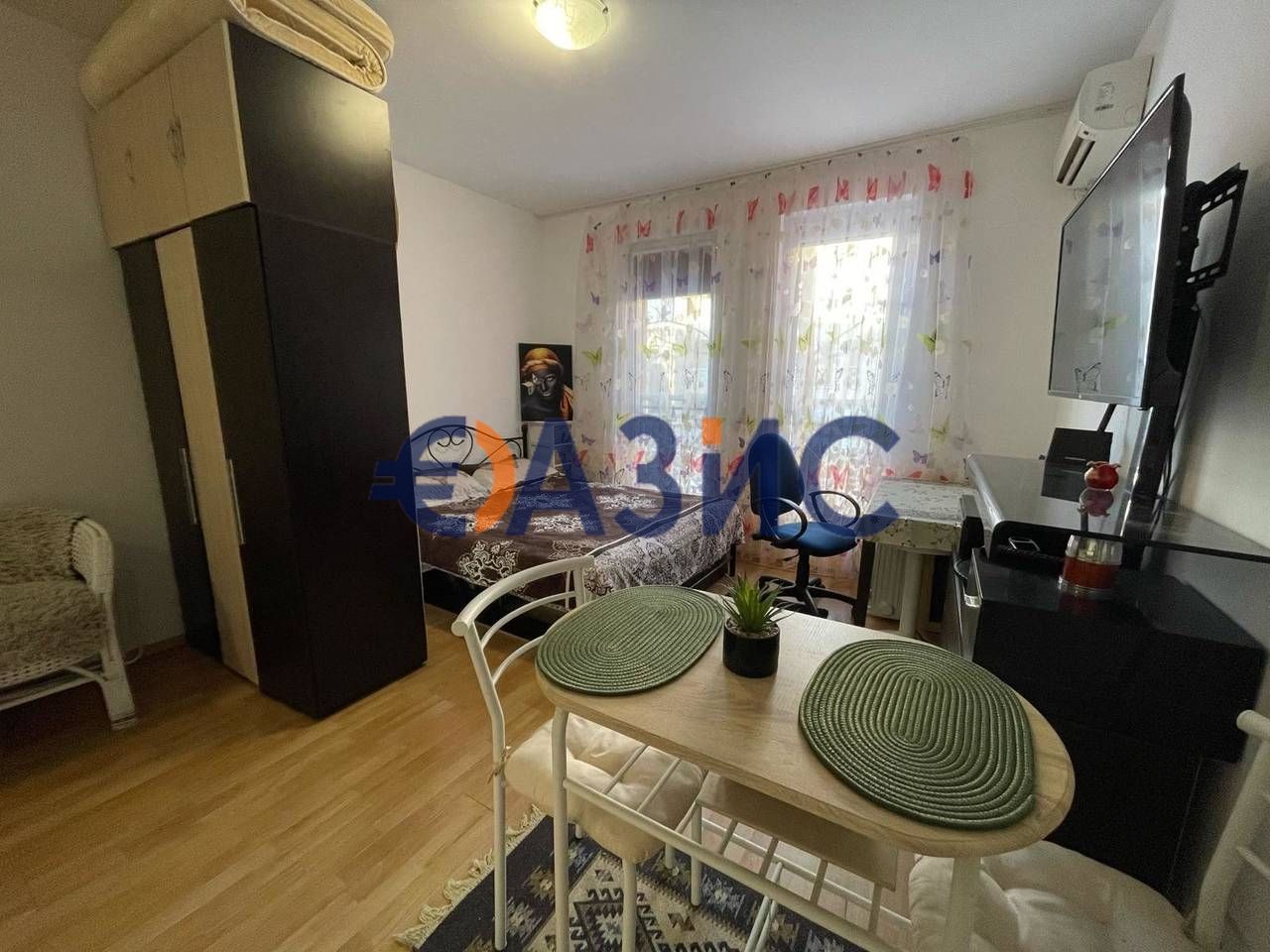 Апартаменты на Солнечном берегу, Болгария, 28 м² - фото 1