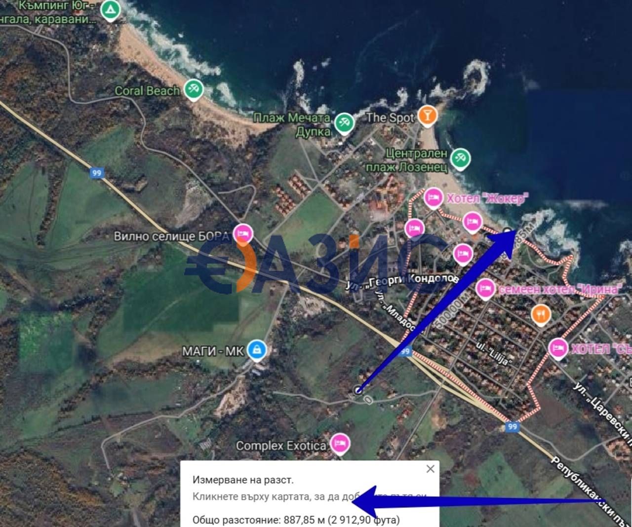 Коммерческая недвижимость в Лозенеце, Болгария, 2 064 м² - фото 13