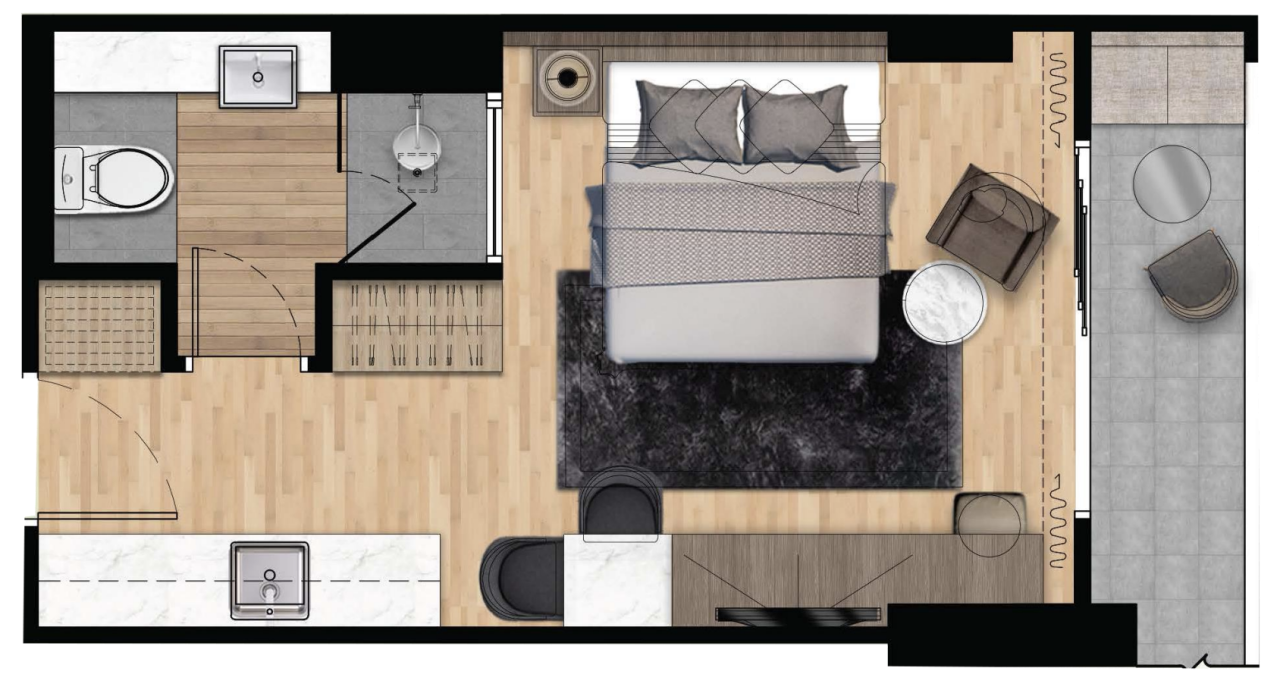 Апартаменты на Пхукете, Таиланд, 31 м² - фото 4