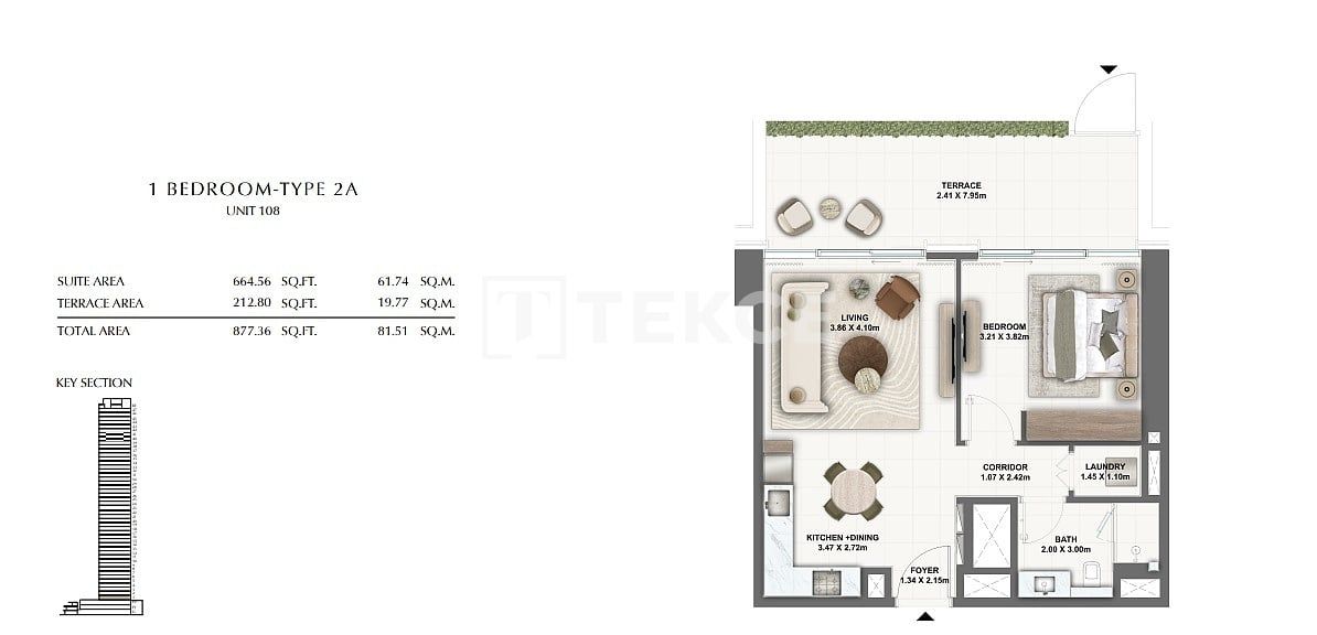 Апартаменты в Дубае, ОАЭ, 80 м² - фото 12