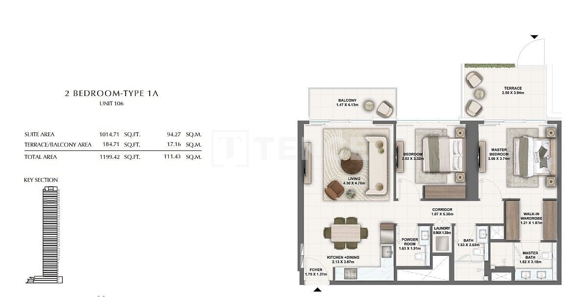 Апартаменты в Дубае, ОАЭ, 180 м² - фото 13