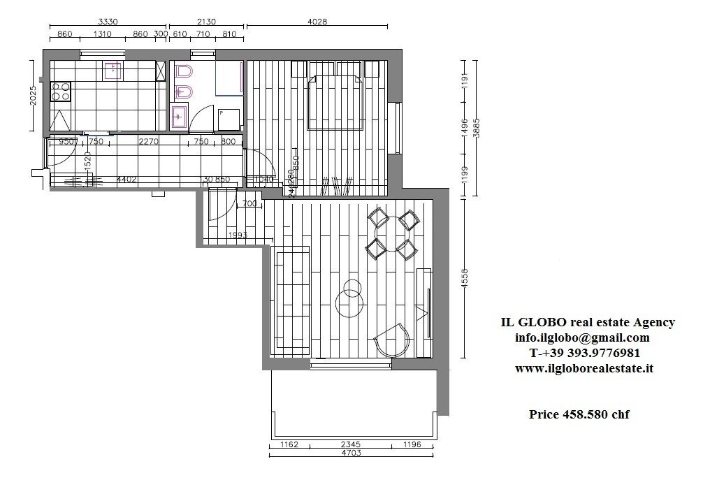 Квартира в Кампионе-д'Италия, Италия, 77 м² - фото 13