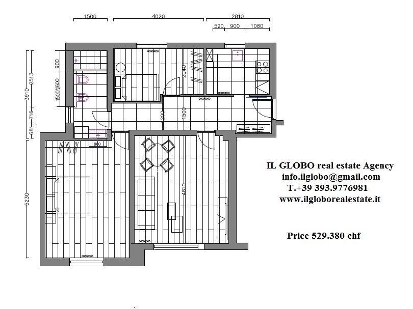 Квартира в Кампионе-д'Италия, Италия, 88 м² - фото 12