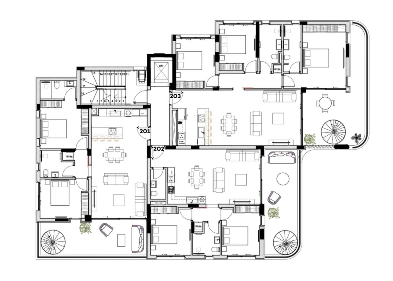 Пентхаус в Лимасоле, Кипр, 160 м² - фото 12