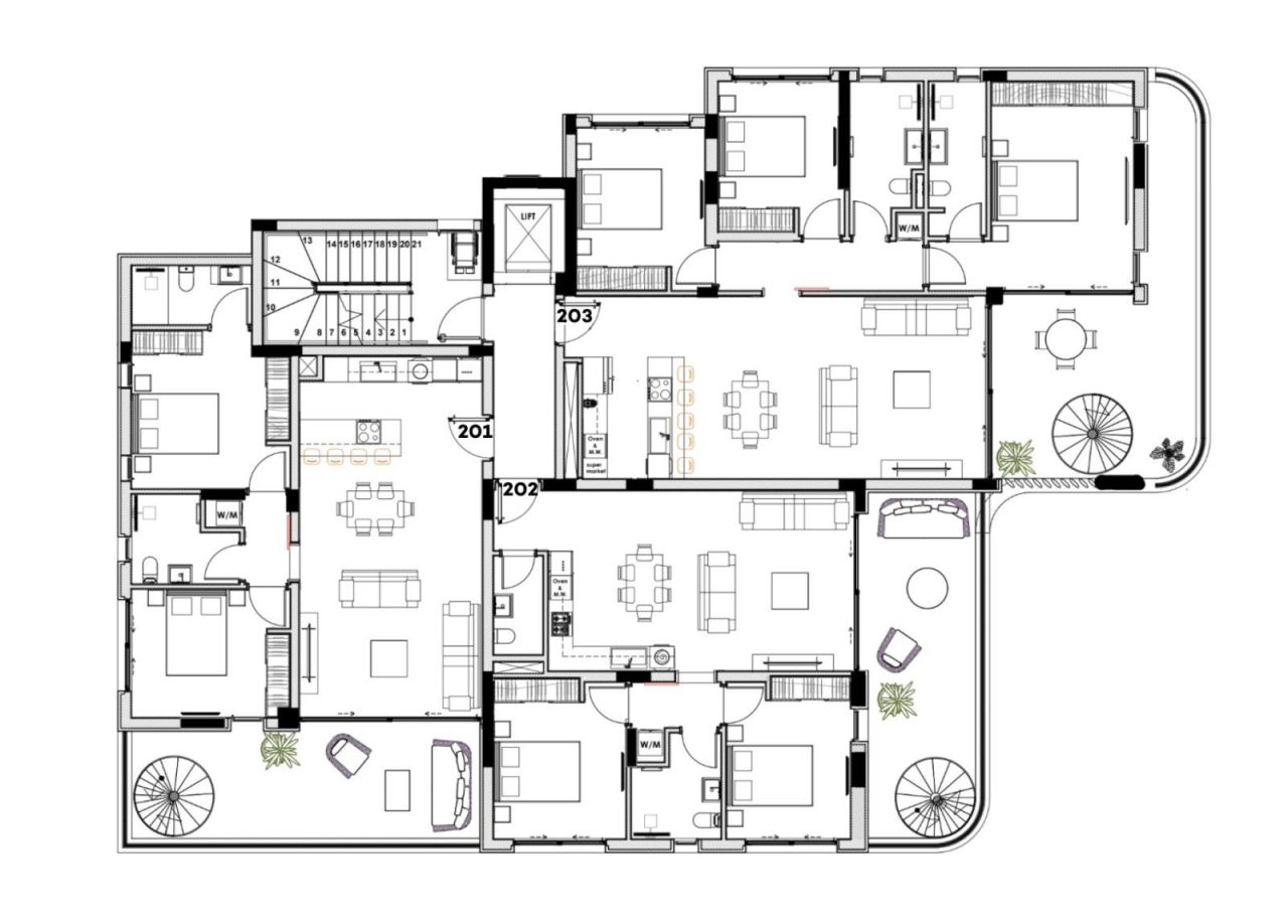 Пентхаус в Лимасоле, Кипр, 113 м² - фото 12