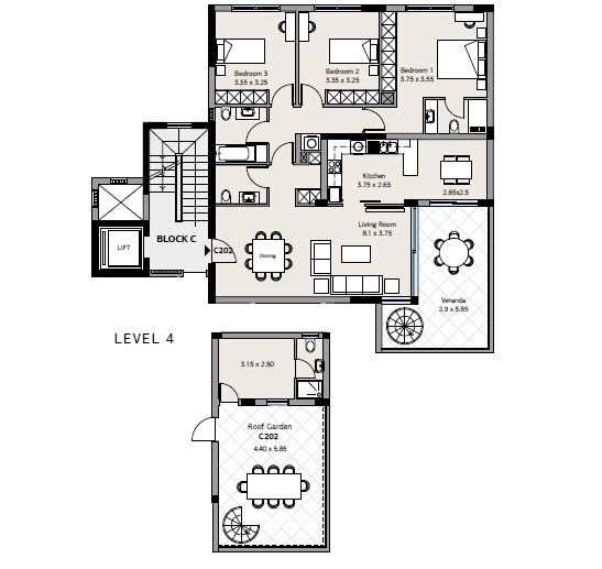 Апартаменты в Лимасоле, Кипр, 152 м² - фото 15