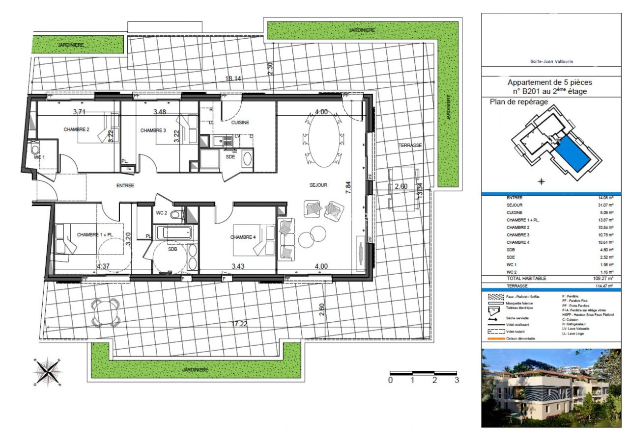Апартаменты в Гольф-Жуан, Франция, 109 м² - фото 7