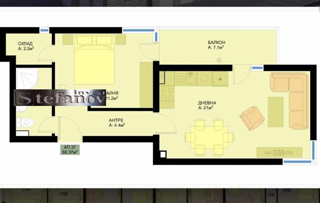 Квартира в Варне, Болгария, 68 м² - фото 6