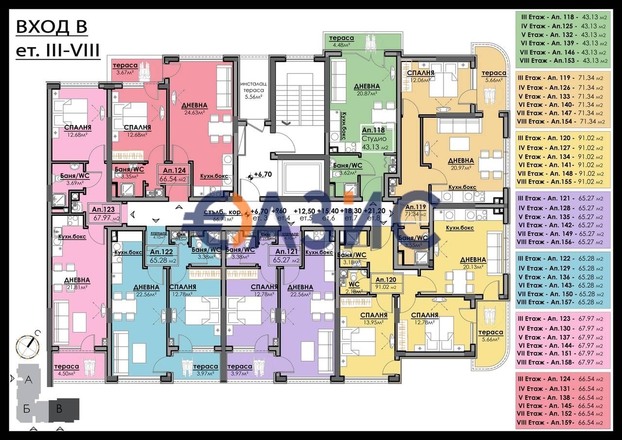 Апартаменты в Бургасе, Болгария, 75.8 м² - фото 18