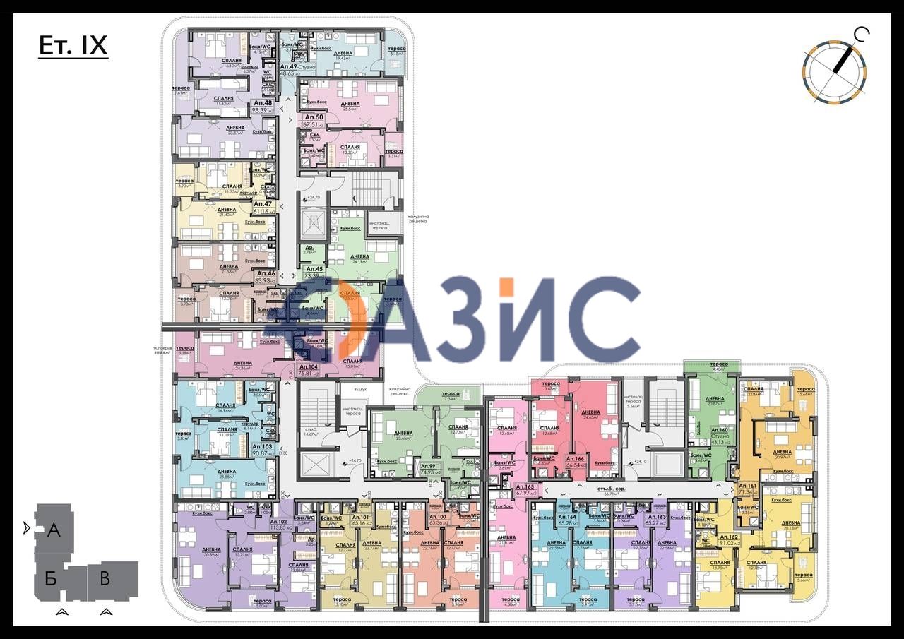 Апартаменты в Бургасе, Болгария, 75.8 м² - фото 19