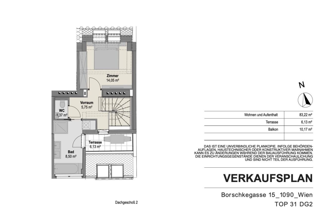 Квартира в Вене, Австрия, 80.82 м² - фото 12