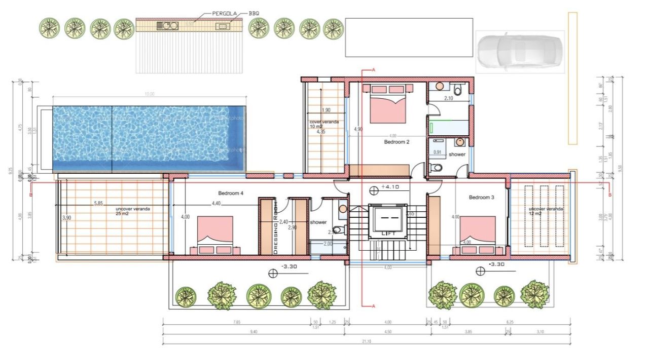 Вилла в Пафосе, Кипр, 386 м² - фото 12