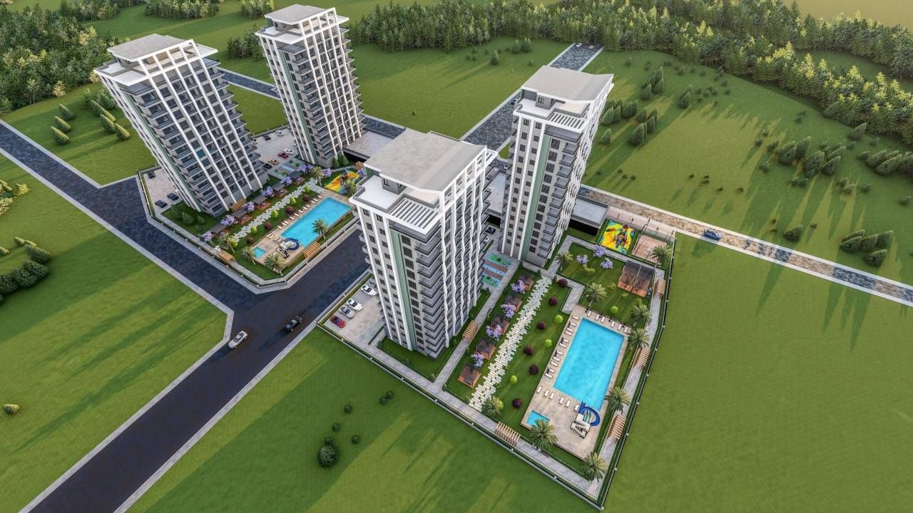 Квартира в Мерсине, Турция, 58 м² - фото 1