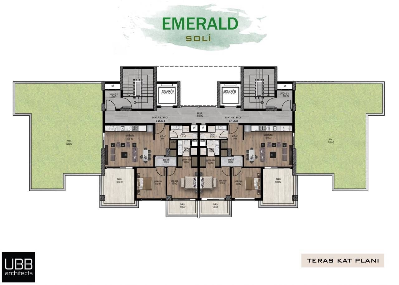 Квартира в Мерсине, Турция, 70 м² - фото 4