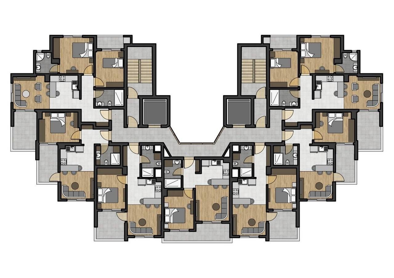 Квартира в Мерсине, Турция, 60 м² - фото 5