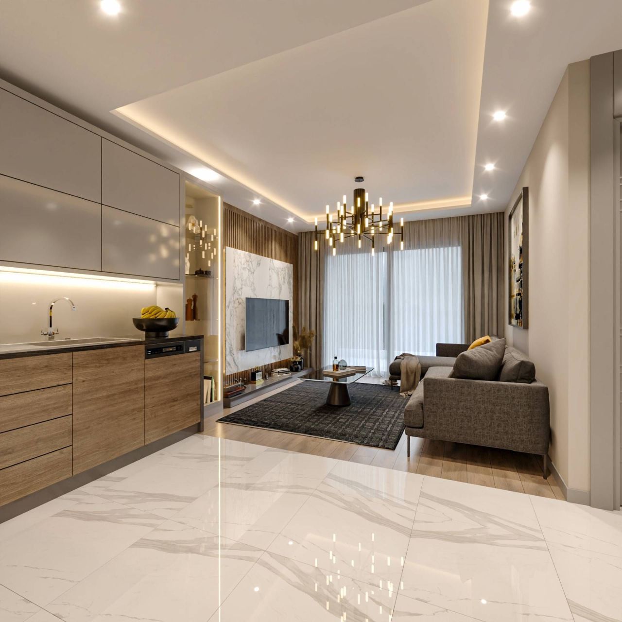 Квартира в Мерсине, Турция, 62 м² - фото 10