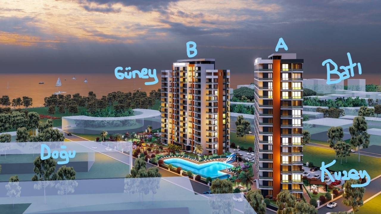 Квартира в Мерсине, Турция, 58 м² - фото 13