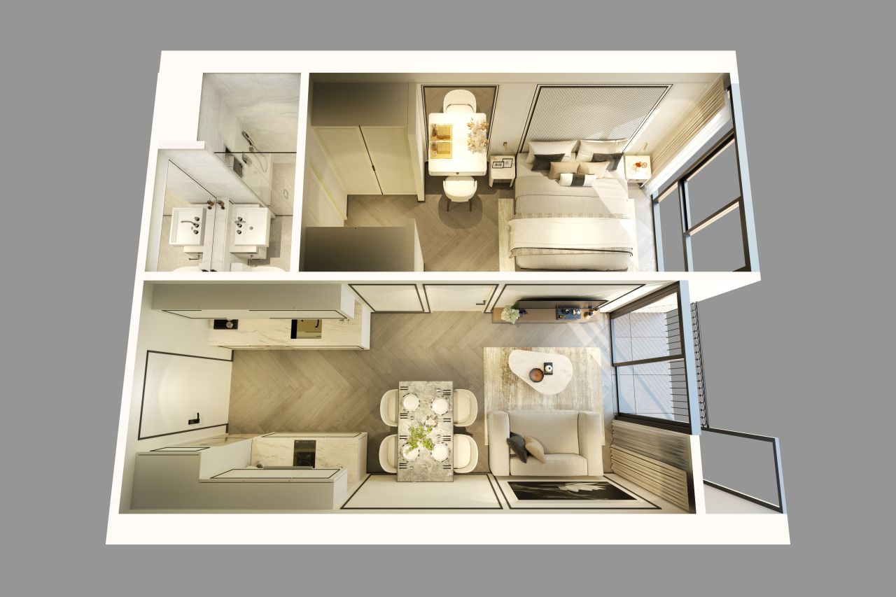 Квартира на острове Пхукет, Таиланд, 37 м² - фото 5