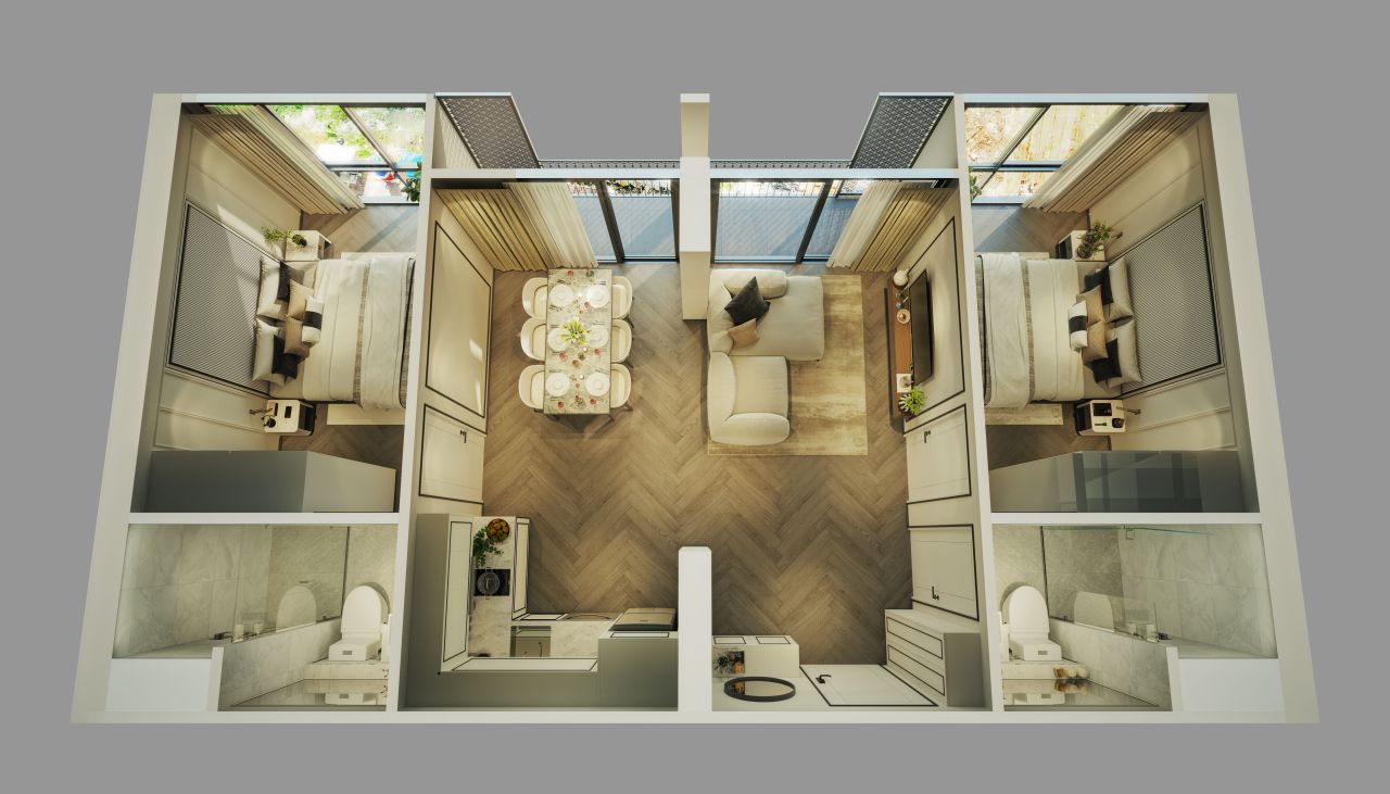 Квартира на острове Пхукет, Таиланд, 64 м² - фото 8