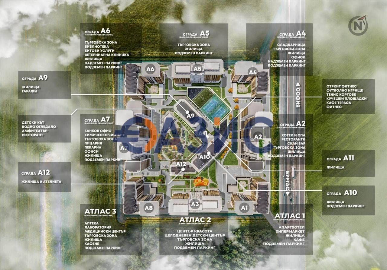 Апартаменты в Бургасе, Болгария, 75.8 м² - фото 3