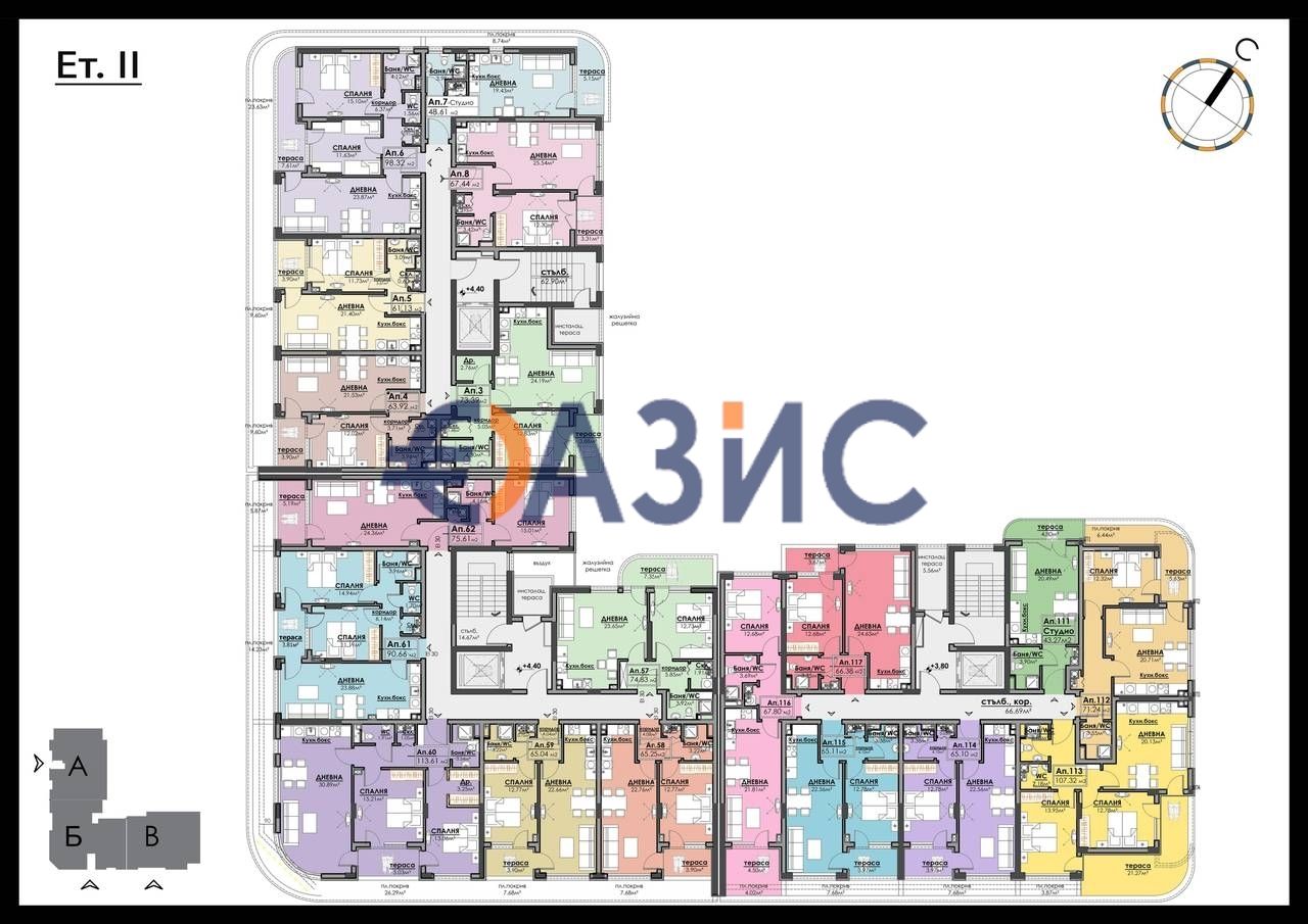 Апартаменты в Бургасе, Болгария, 75.8 м² - фото 15