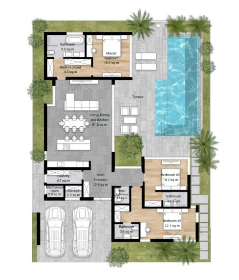 Вилла на Пхукете, Таиланд, 326 м² - фото 17