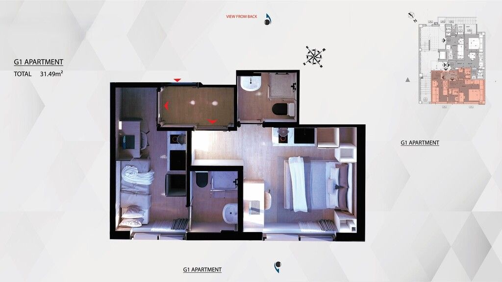 Квартира в Афинах, Греция, 32 м² - фото 5