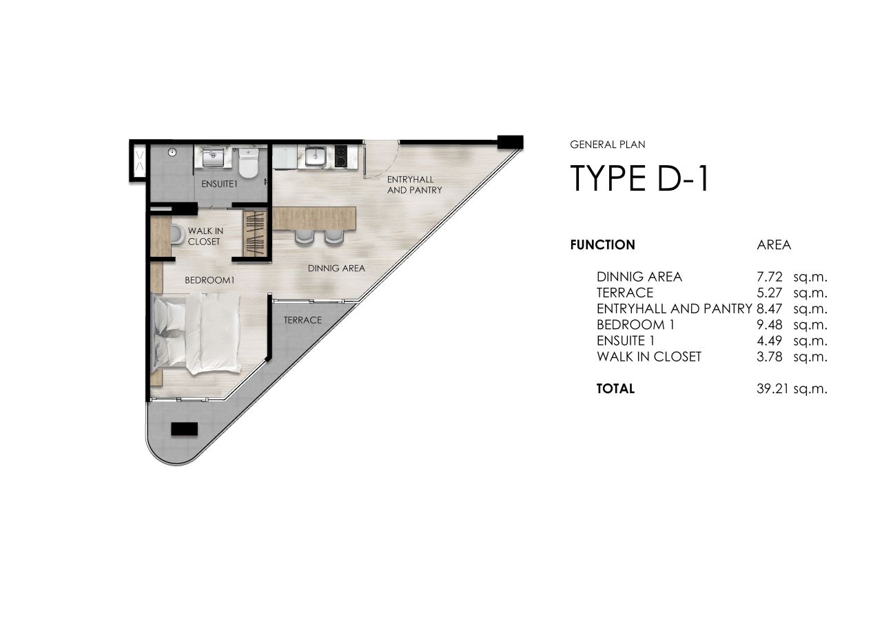 Квартира на острове Пхукет, Таиланд, 39.21 м² - фото 4
