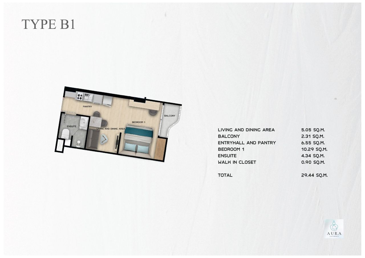 Квартира на острове Пхукет, Таиланд, 29.44 м² - фото 2