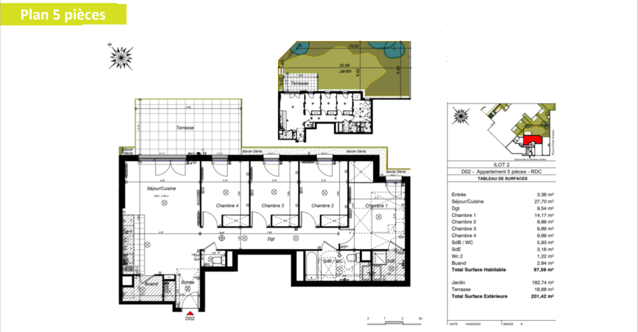 Квартира в Париже, Франция, 97.6 м² - фото 5