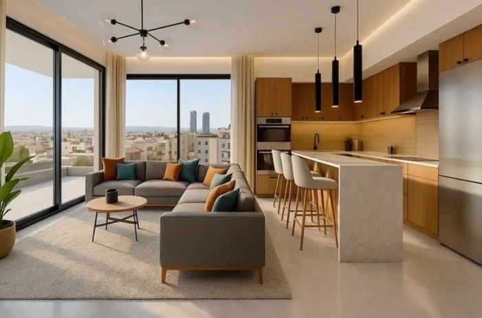 Апартаменты в Лимасоле, Кипр, 66 м² - фото 1