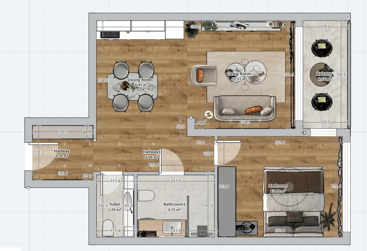 Квартира в Прчани, Черногория - фото 4