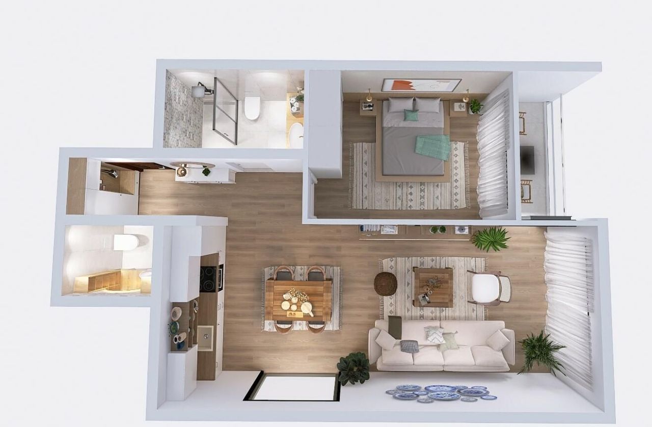 Квартира в Прчани, Черногория - фото 5