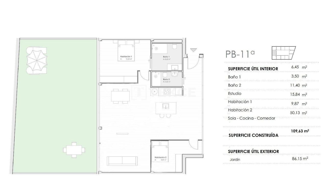 Апартаменты в Барселоне, Испания, 109 м² - фото 12