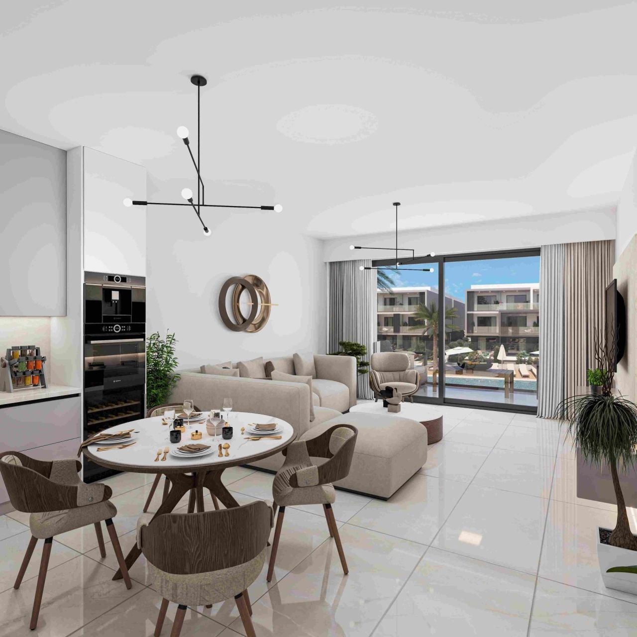 Апартаменты в Фамагусте, Кипр, 122.8 м² - фото 11