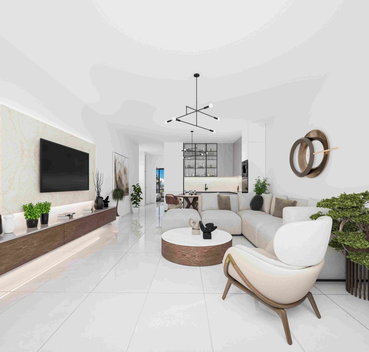 Апартаменты в Фамагусте, Кипр, 122.8 м² - фото 12