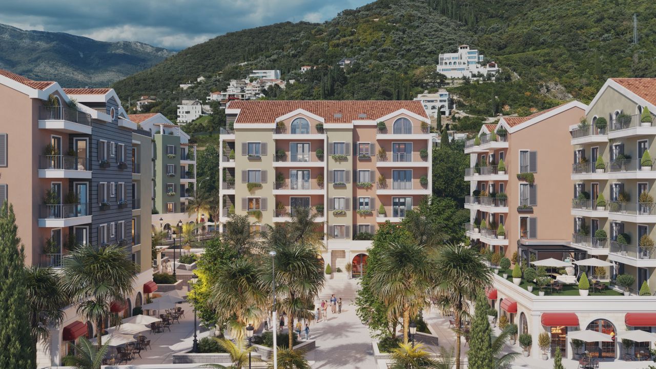 Квартира в Тивате, Черногория, 60.66 м² - фото 1