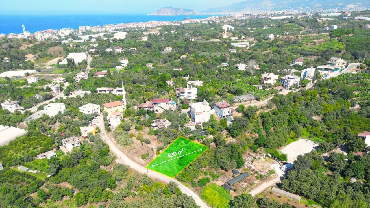 Земля в Алании, Турция, 430 м² - фото 1