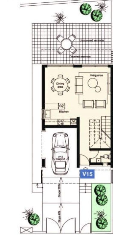 Таунхаус в Пафосе, Кипр, 191 м² - фото 6