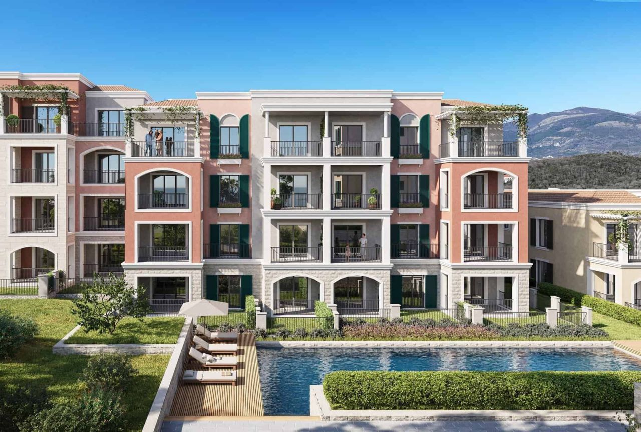 Апартаменты на полуострове Луштица, Черногория, 71 м² - фото 2