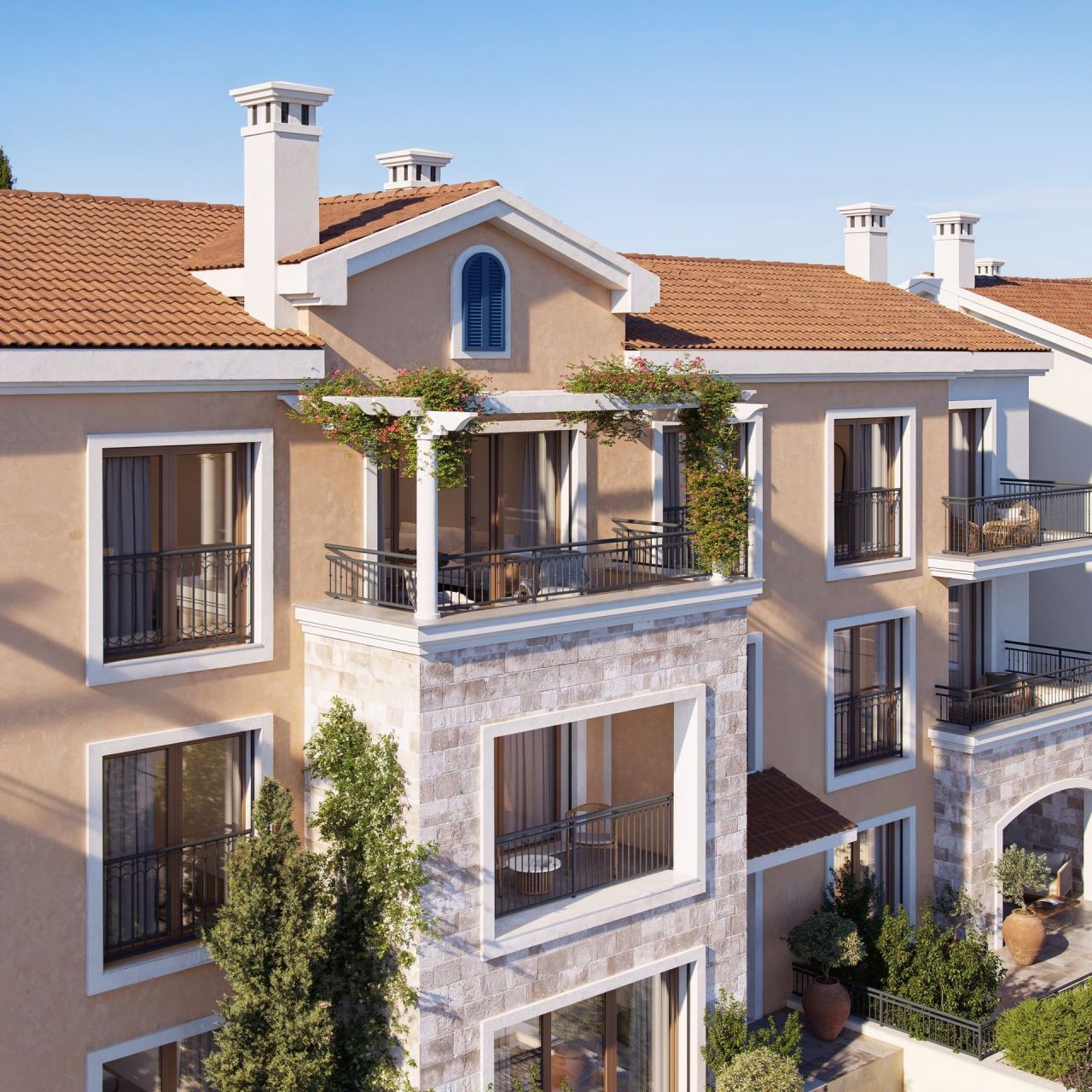 Апартаменты на полуострове Луштица, Черногория, 61 м² - фото 3