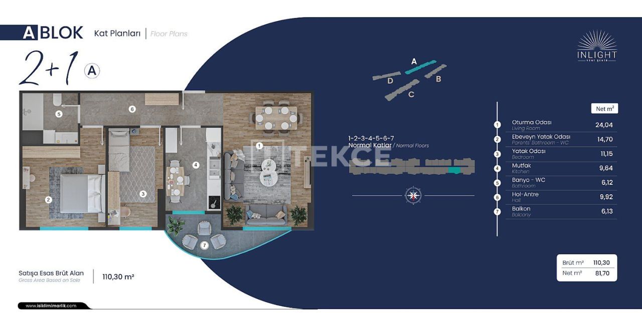 Апартаменты в Пендике, Турция, 110 м² - фото 16
