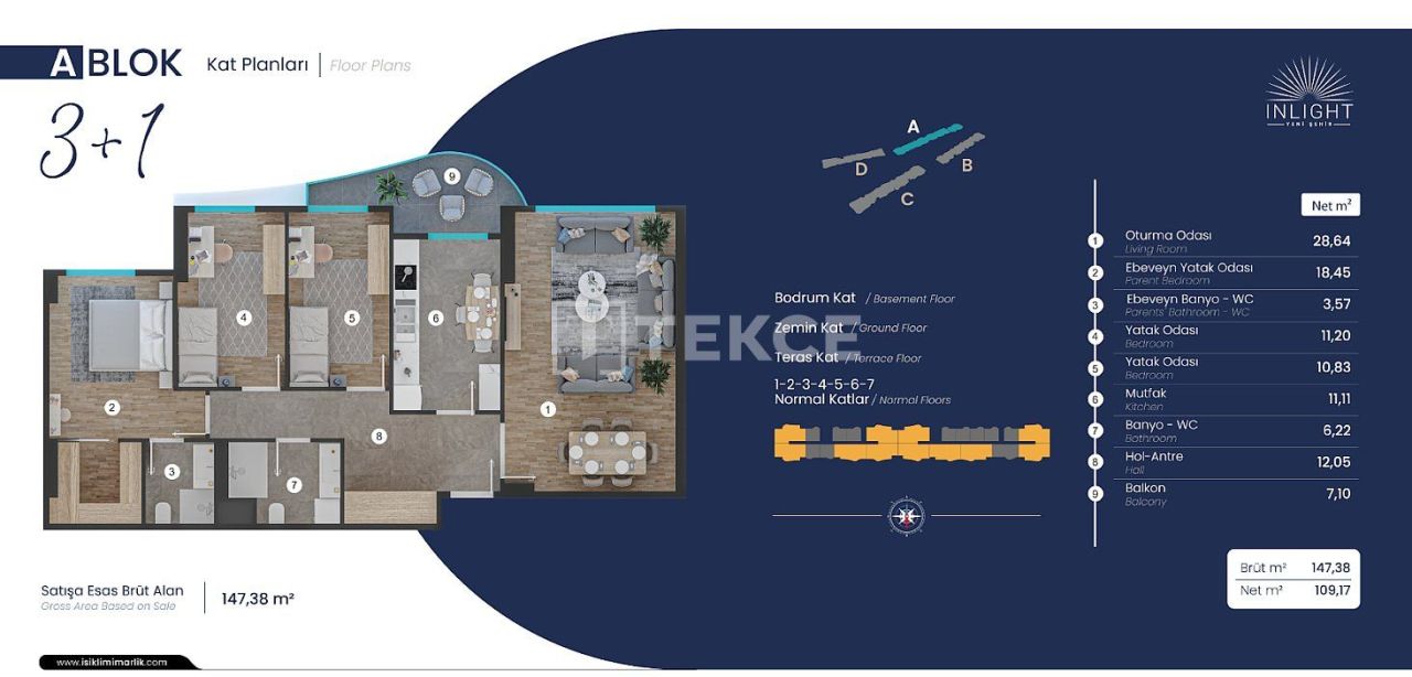 Апартаменты в Пендике, Турция, 64 м² - фото 17