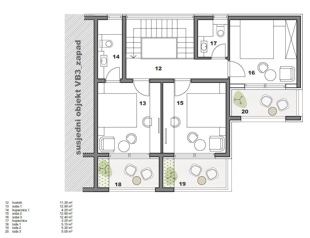 Вилла Veliko Brdo, Хорватия, 179 м² - фото 18